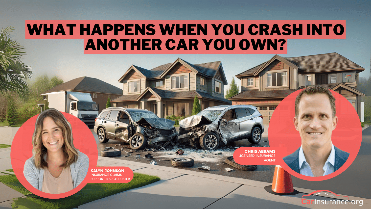 What happens when you crash into another car you own