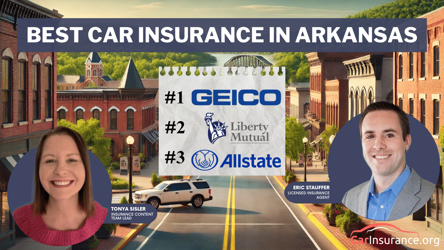Geico, Liberty Mutual, and Allstate: Best Car Insurance in Arkansas
