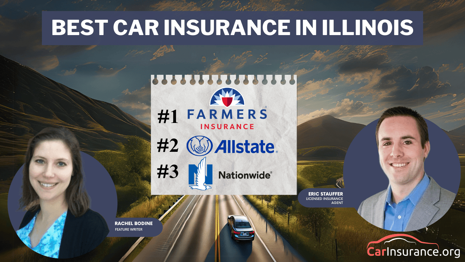 Farmers, Allstate, and Nationwide: Best Car Insurance in Illinois