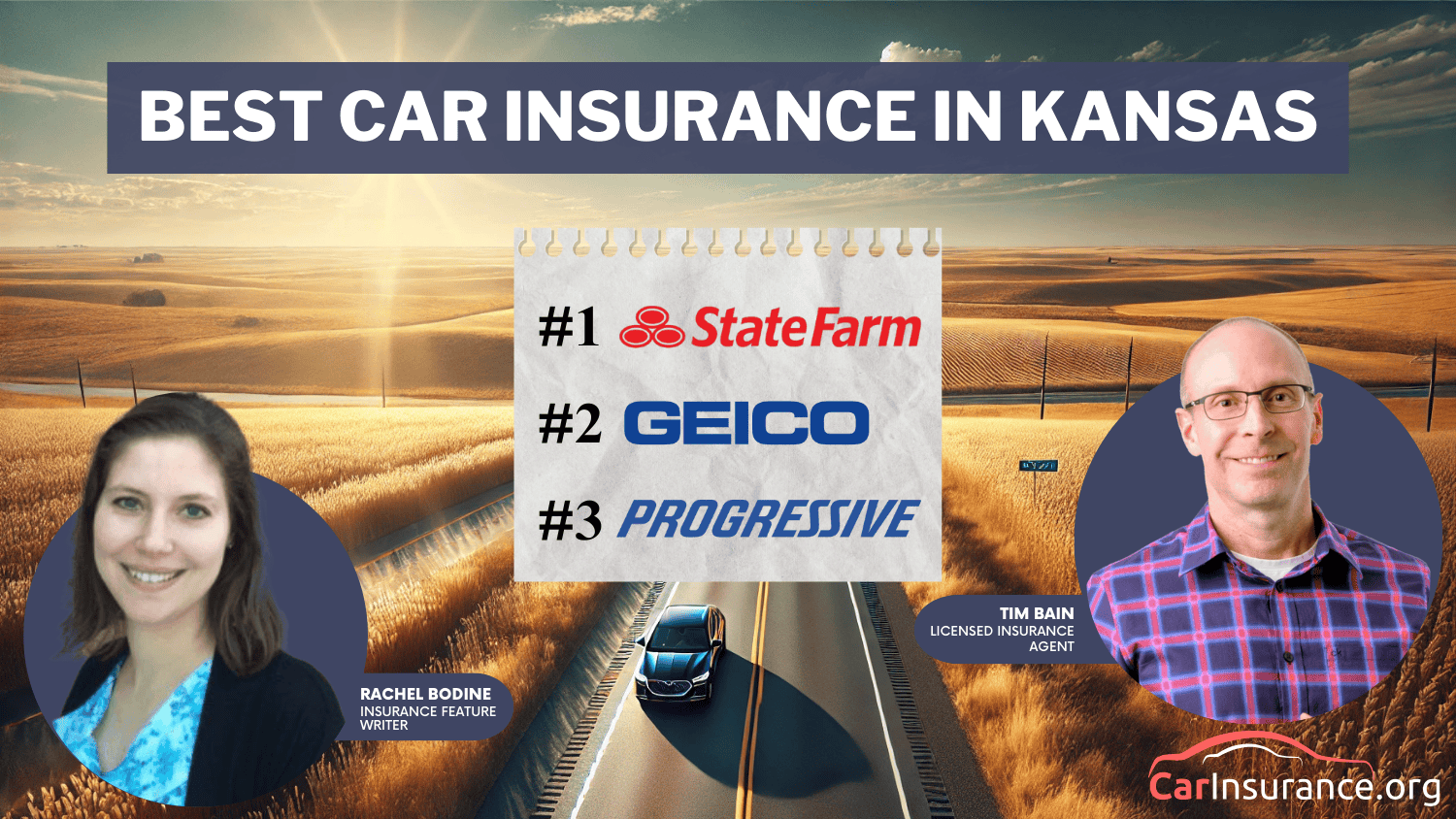 State Farm, Geico, and Progressive: Best Car Insurance in Kansas State Farm, Geico, and Progressive: Best Car Insurance in Kansas