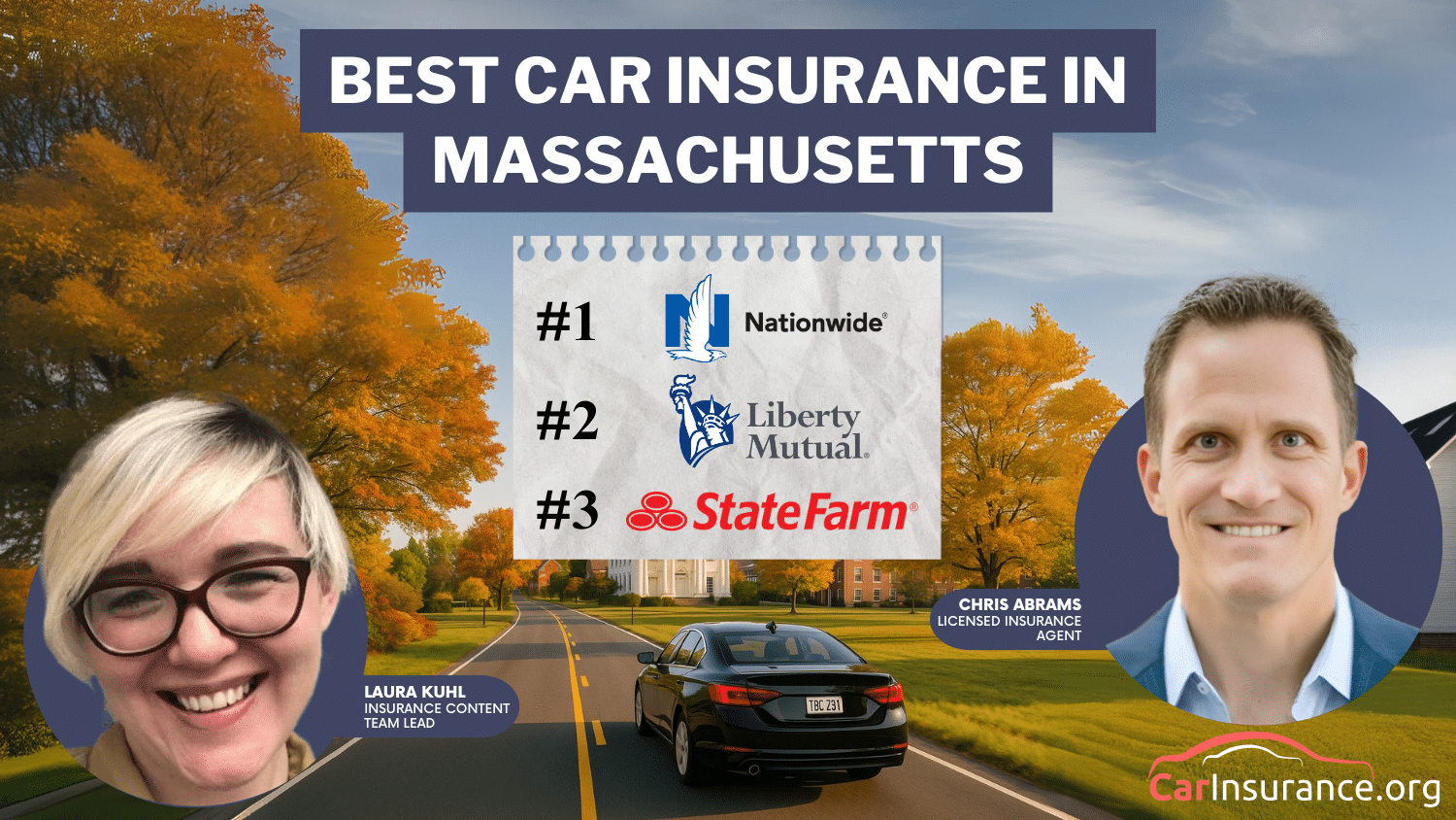 Nationwide, Liberty Mutual, State Farm: Best Car Insurance in Massachusetts