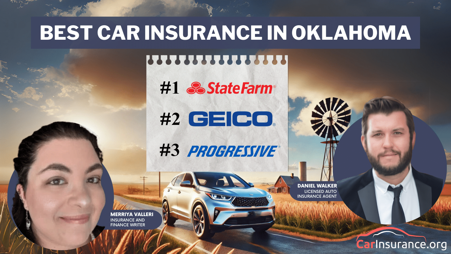 Best Car Insurance in Oklahoma: State Farm, Geico, Progressive