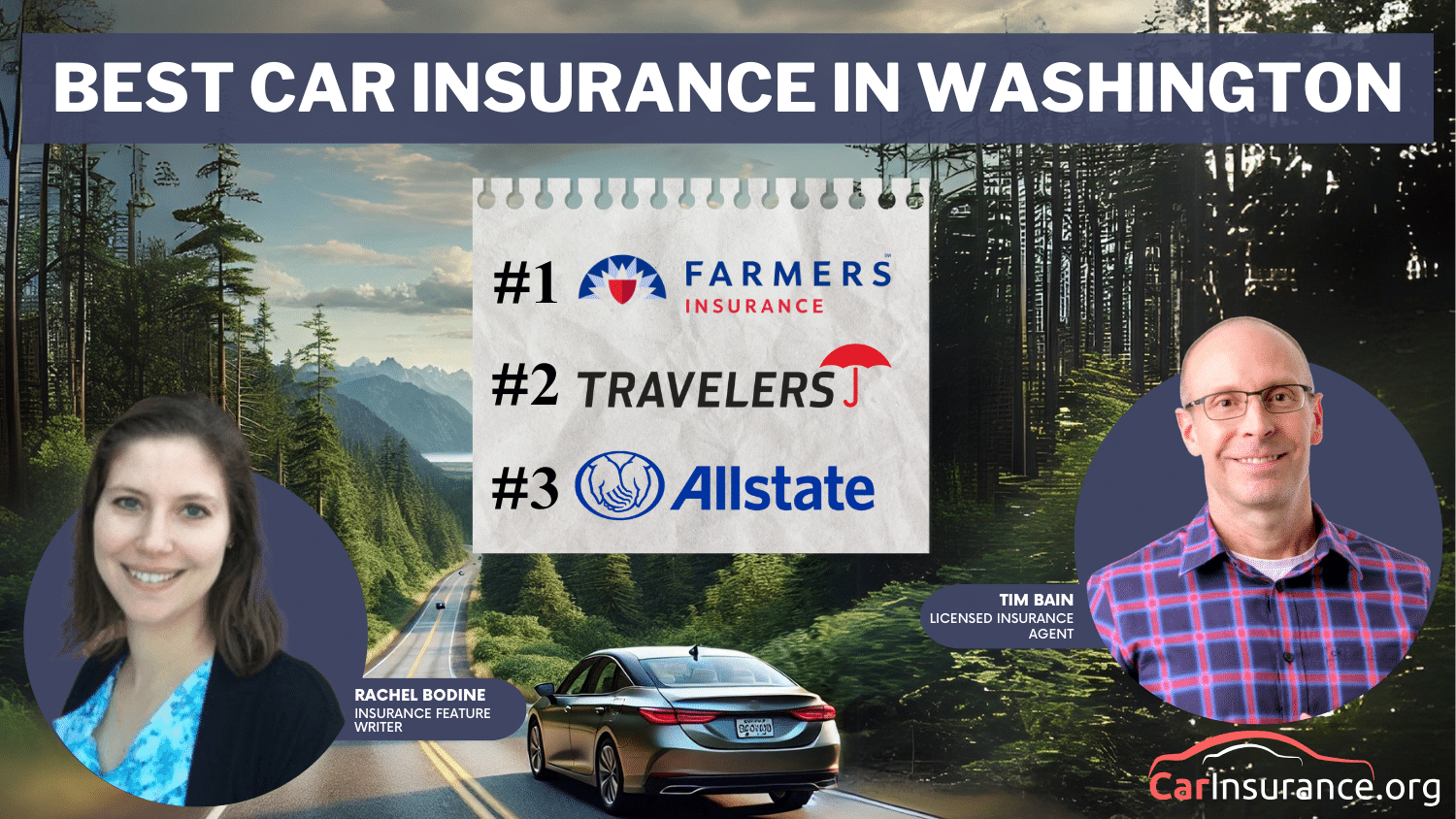 Farmers, Travelers, and Allstate: Best Car Insurance in Washington