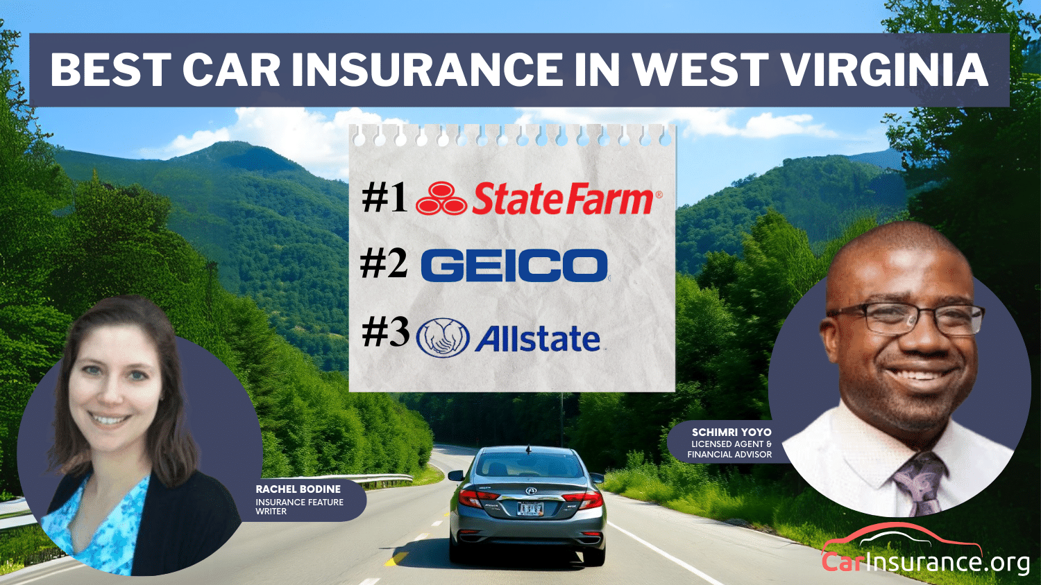 best car insurance in west virginia - state farm, geico, and allstate