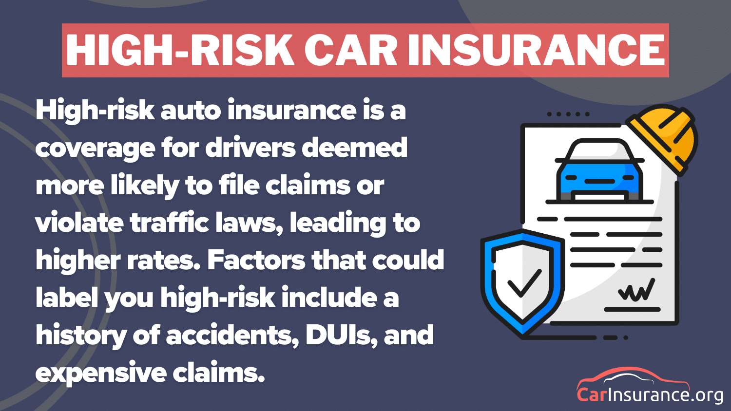 Best car Insurance in Arizona (high-risk insurance def)