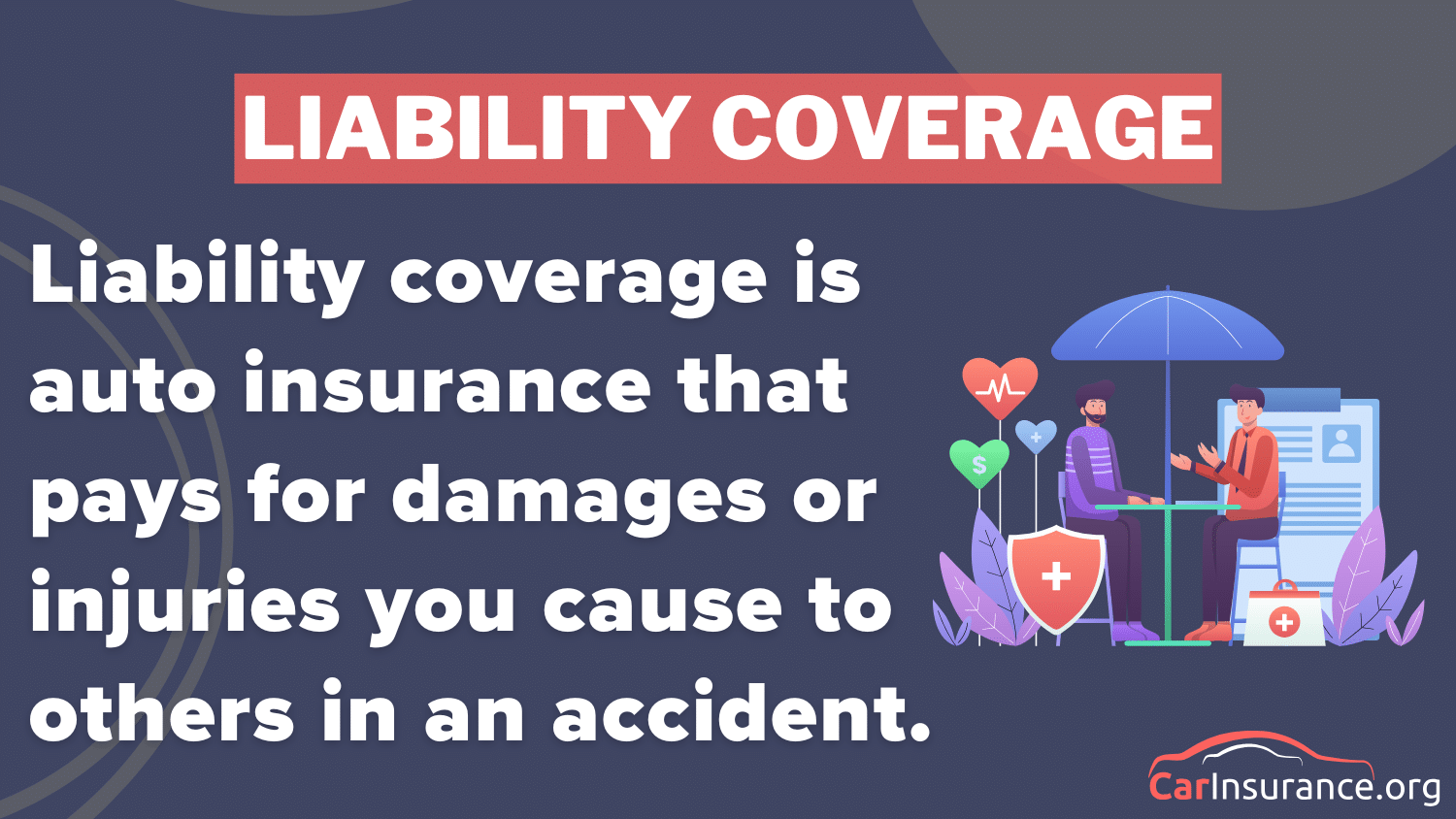 Liability Coverage Definition Card: Best Car Insurance in South Dakota