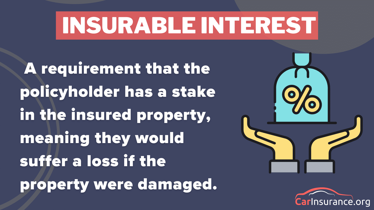 Insurable Interest Definition Card: Does car insurance cover an unregistered vehicle