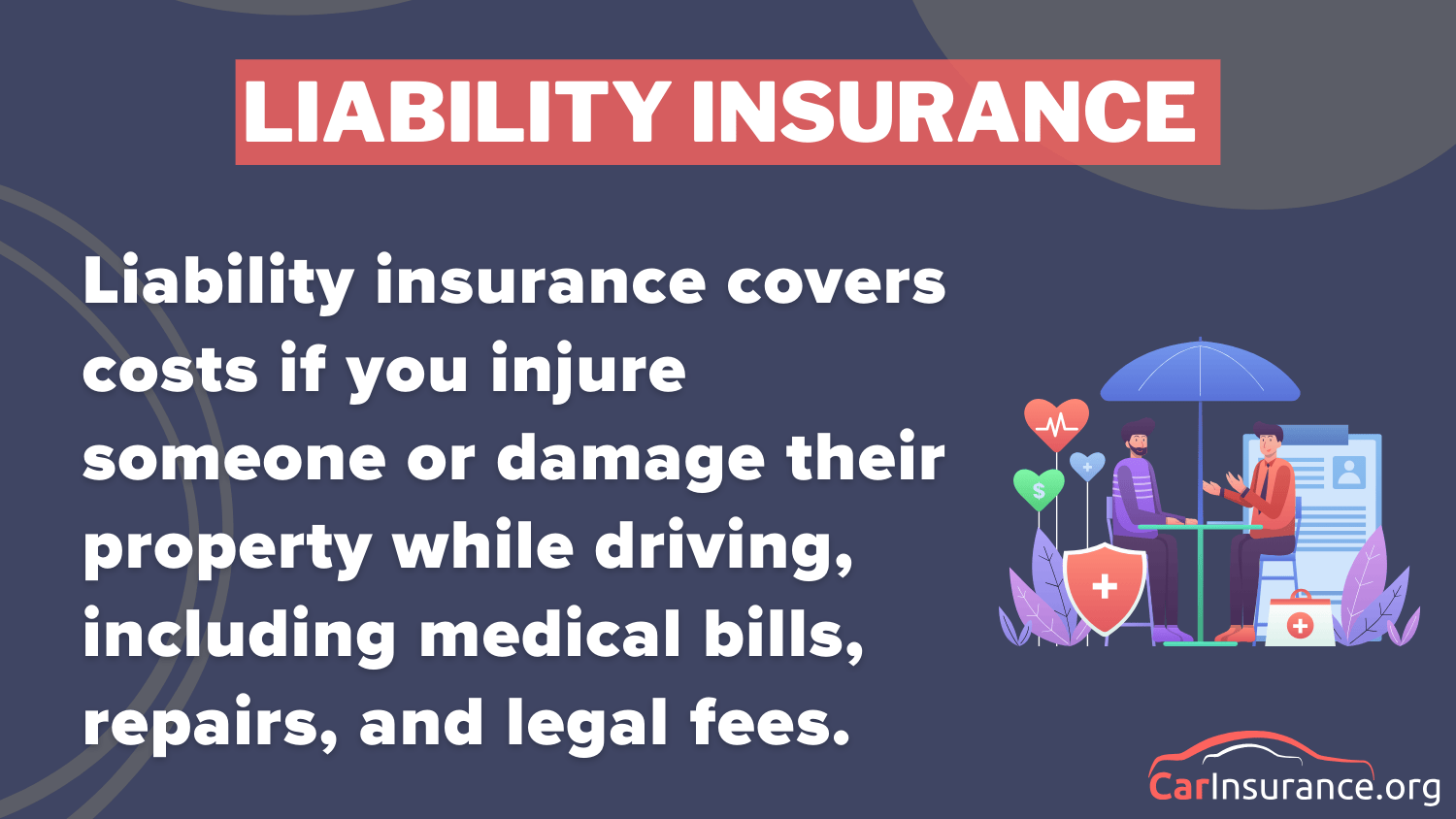 Liability Insurance(Definition card): cheap Honda CR-V car insurance