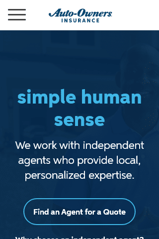 Auto-Owners Car Insurance Review: Site Screenshot