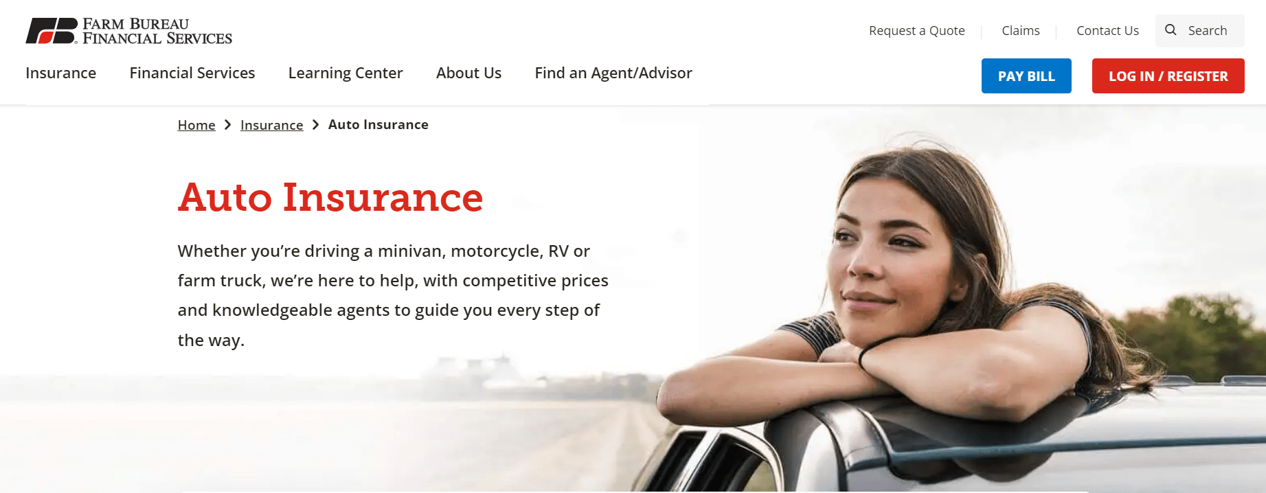 Farm Bureau Car Insurance Review: Farm Bureau Financial Homepage