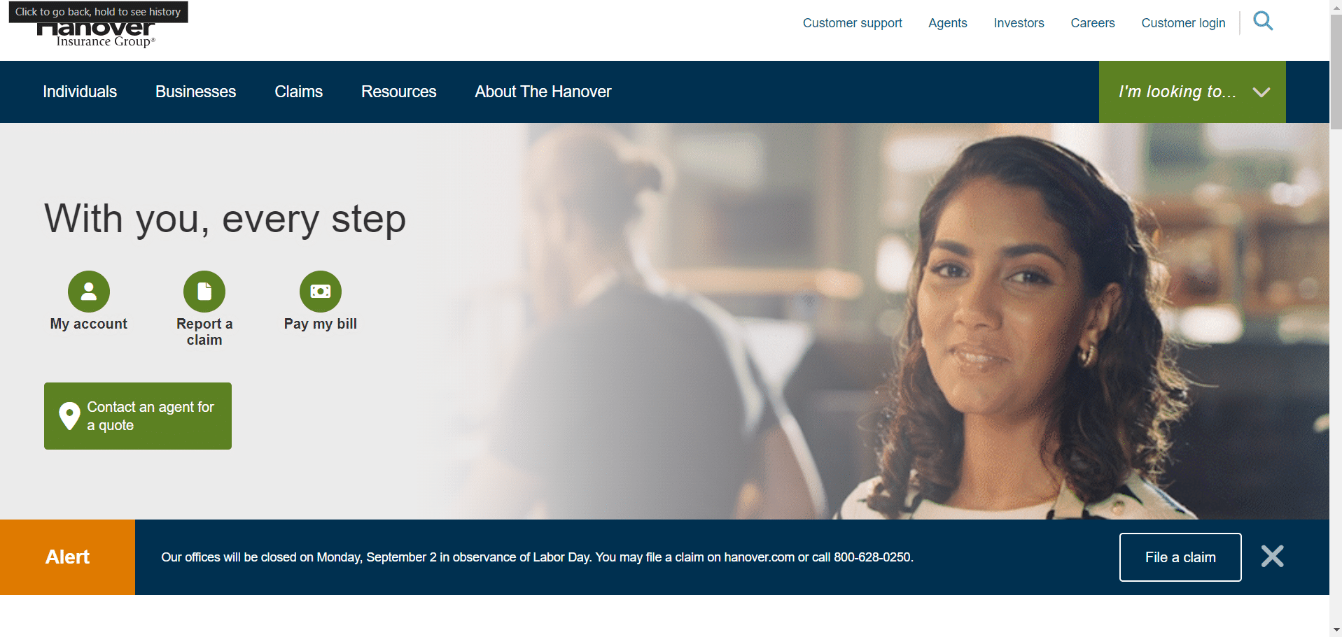 Hanover Car Insurance Review: Provider Site