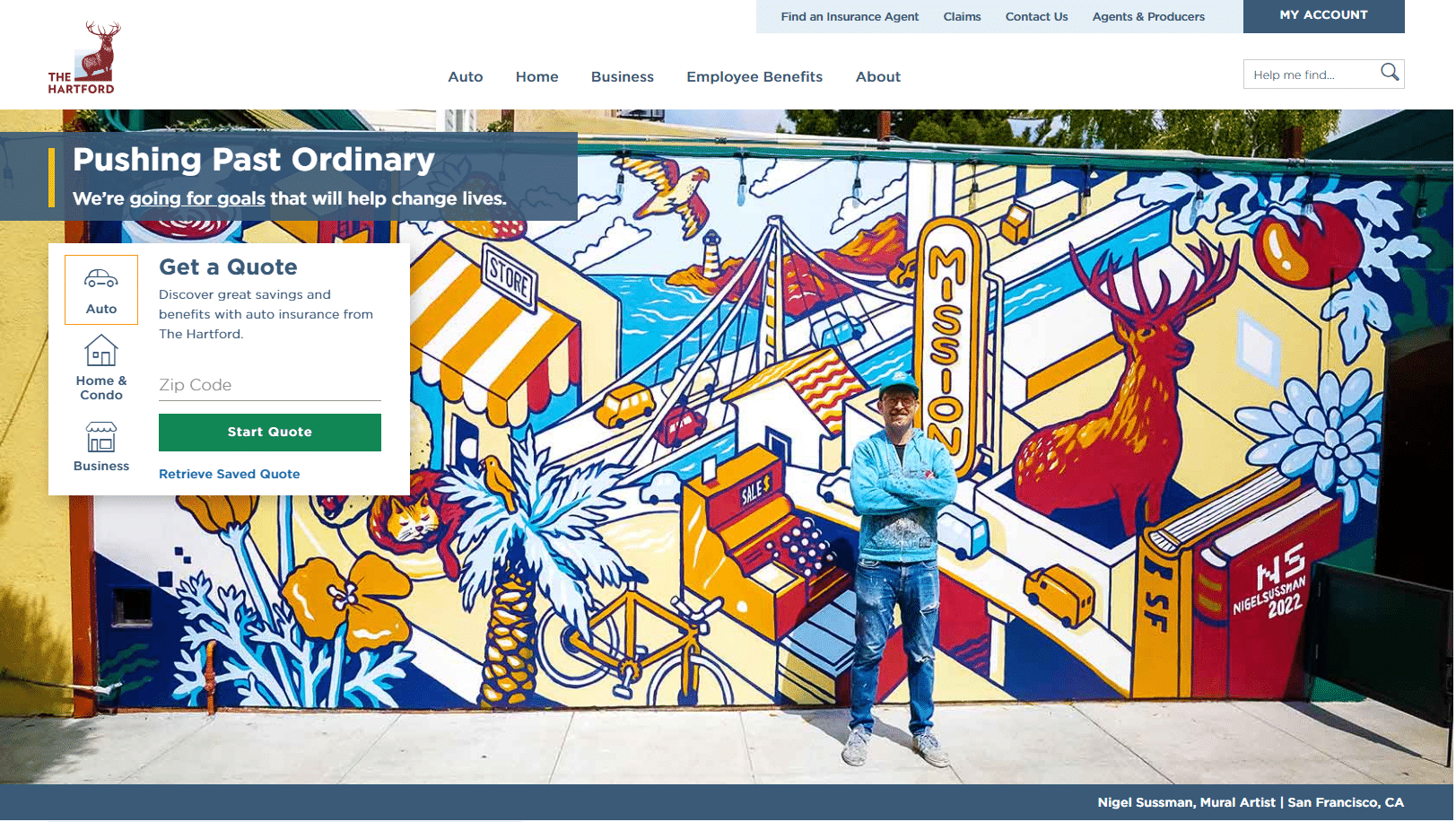 The Hartford homepage: Best Car Insurance in Minnesota