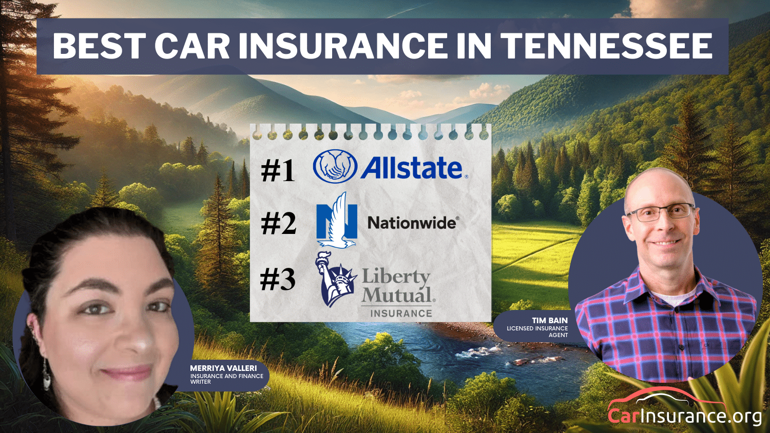 Best Car Insurance in Tennessee: Allstate, Nationwide, and Liberty Mutual Best Car Insurance in Tennessee: Allstate, Nationwide, and Liberty Mutual